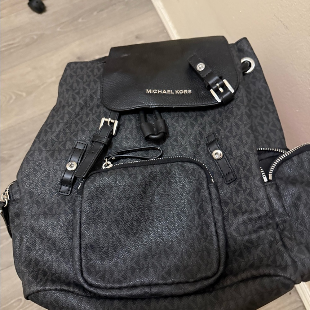 Michael Kors Black Backpack for Men/Women
